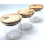 Acacia Wooden Lid for Weck and/or Oui Jars, Single, (1 Piece)