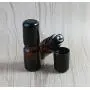 Bouteilles en verre vides 3 pièces de 30 ml (1 oz) avec capuchon noir et bille en acier inoxydable pour huile essentielle, parfum, pot portable, réutilisable pour voyage et usage quotidien. Bouteilles en verre vides 3 pièces de 30 ml (1 oz) avec capuchon noir et bille en acier inoxydable pour huile essentielle, parfum, pot portable, réutilisable pour voyage et usage quotidien.
