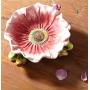 JIGUANG Cigar Ashtray Hand-Painted Ceramic Corner jar Glove Storage Box Storage Box Personality Creative Frog Fishing Box 烟灰缸