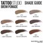 Maybelline New York Tattoostudio Brow Pomade Long Lasting, Buildable, Eyebrow Makeup, Blonde, 0.106 Ounce