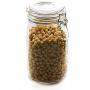 Swing-Top Food Storage Glass Jar Canister in Clear Glass, 44 Ounce