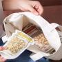 15 Pieces Jar Zipper Bags ORNOOU Food Storage Snack Sandwich Ziplock Bags Reusable Airtight Seal Bag