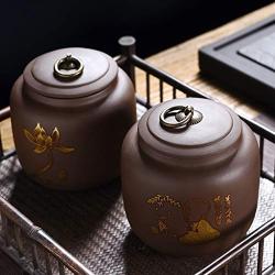 Cereal Containers Sealed Ceramic Tea Cans, Kitchen Moisture Storage Tank Containers (color : C)