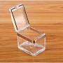JINBEST Clear Seasoning Rack Spice Box Storage Container Condiment Spice Pots Jars