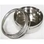 ToolUSA Toolusa Set Of 8 Piece Stainless Steel See-through Containers For Food Or General Storage: KIT-UT10 ToolUSA Toolusa Set Of 8 Piece Stainless Steel See-through Containers For Food Or General Storage: KIT-UT10