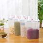 Plastic Kitchen Square Food Storage Containers Canister Grain Storage Tanks Food Storage Jar Airtight Food Storage Containers-rbenhe