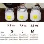 6 Joghurt Gläser mit Deckel – Puddinggläser mit Plastikdeckel Ersatzgläser für Joghurtmaschine – Joghurtglas mit PE-Deckel 100ml/150ml/200ml (7.0 oz – 6 Stück)