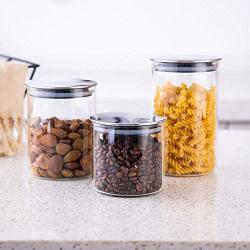 Glass Sealed Jars, Moisture-proof Kitchen Food Containers, Storage Spices/Oatmeal/Cereal/Coffee Beans