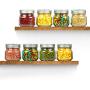 KAMOTA Mason Jars 8 oz With Regular Lids and Bands, Ideal for Jam, Honey, Wedding Favors, Shower Favors, Baby Foods, DIY Magnetic Spice Jars, 12 PACK, 20 Whiteboard Labels Included