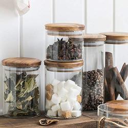 Glass Sealed Jars, Moisture-Proof Kitchen Food Containers, Storage Of Spices/Pasta/Oatmeal/Coffee Beans