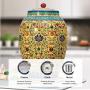 Ceramic Pottery Cereal Containers Canister Cookie Jar With Lids, Airtight Food Storage Containers Bins Large For Kitchen Pantry Organization Flour Rice Candy Bulk, 15L, 25L (Size : 25L)