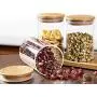 DecentGadget Glass Jar Storage Canisters Tea Containers Airtight Bamboo Sealing Lid (12-Ounce) DecentGadget Glass Jar Storage Canisters Tea Containers Airtight Bamboo Sealing Lid (12-Ounce)