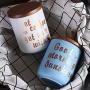 Ceramic Canister, Coffee Tea Sugar Food Storage with Bamboo Lid Porcelain Jar Container, Gift for Women Men (White)