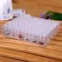Boîte de rangement en plastique transparent, grande capacité, bouteilles rondes, idéale pour bijoux, jouets, etc. (6g x 30 bouteilles). Boîte de rangement en plastique transparent, grande capacité, bouteilles rondes, idéale pour bijoux, jouets, etc. (6g x 30 bouteilles).