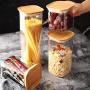 Glass Sealed Jars, Moisture-Proof Kitchen Food Containers, Storage Of Spices/Pasta/Oatmeal/Coffee Beans