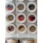 12er-Set: 4 oz. (1/2 Tasse) Klare Deckel-Magnet-Gewürzdose, BPA-frei, Frischhalteverschluss, Leicht zu Öffnen, Stapelbar, Innovative Konstruktion