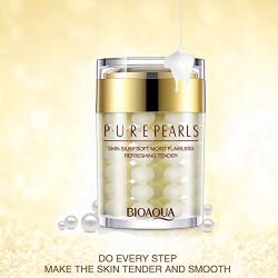 BIOAQUA Face Cream Pure Silk Pearl Essence Hyaluronic Acid Flawless Hydro-Lipid Balance Rejuvenation Moisturizing Refreshing 60g