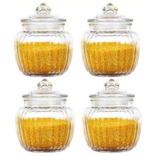 Glass Sealed Jars, Kitchen Household Grain Storage Tanks, Storage Of Spices/Coffee Beans/Oatmeal/Pasta