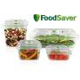 FoodSaver B01AJJ1WNA FA4SC35810-000 Fresh Vacuum Seal Food and Storage Containers, 4-Piece Set, Clear, Multi