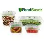 FoodSaver B01AJJ1WNA FA4SC35810-000 Fresh Vacuum Seal Food and Storage Containers, 4-Piece Set, Clear, Multi