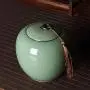 Crackle Decorative Tea Storage Box Ceramic Tea Jar 1213 cm Food Canister For Kitchen Chinese Coffee Sugar Container Bottle Tank,geyaomeiziqing