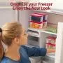 Quicker Defrost- Reusable Freezer Containers with Lids Set of 4-23.5 oz. for Soups, Leftovers, Meal Prep, Food Storage Airtight Food Storage Containers With Lids Plastic Freezer Containers Jars Quicker Defrost- Reusable Freezer Containers with Lids Set of 4-23.5 oz. for Soups, Leftovers, Meal Prep, Food Storage Airtight Food Storage Containers With Lids Plastic Freezer Containers Jars