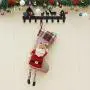 BlagenertJ Hängeweihnachtsschünkel 3D Elch Schneemann Santa Geschenkbeutel Süßigkeiten Aufbewahrungsbeutel für Weihnachtsbedarf Schneemann