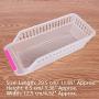 Organizer for Fridge Kitchen,2/3/4pcs Multifunctional Space Saver Slide Storage Box Under Shelf Rack Fruit Vegetables Dessert Holder (4pcs)