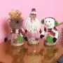 Niedliche Weihnachtskaramellbehälter, Keksdose, Sammlerpuppen, Schreibtischdeko, Cookie Organizer, Süßigkeitenboxen, Deko für Zuhause (B)