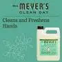 Mrs. Meyers Clean Day Liquid Hand Soap Refill, Cruelty Free and Biodegradable Formula, Basil Scent, 33 Oz