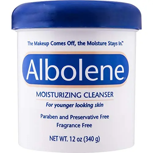 Albolene Moisturizing Cleanser | 3-in-1 Skin Care Product: Makeup Remover, Facial Cleanser and Moisturizer | No Soap or Water Needed | 12 Ounces | Pack of 1 Albolene Moisturizing Cleanser | 3-in-1 Skin Care Product: Makeup Remover, Facial Cleanser and Moisturizer | No Soap or Water Needed | 12 Ounces | Pack of 1