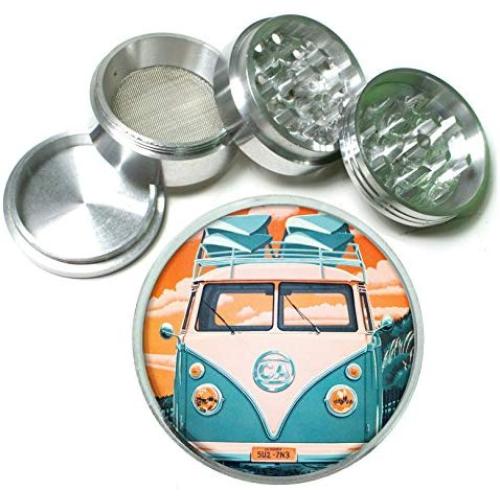 Big Sur Cali Van Surfing Aluminum Tobacco Herb Spice Grinder