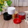 ONNPNN 4 Pieces Metal Tin Tea Storage Box, Mini Tea Tin Containers Set Tea Iron Box Tinplate Container Round Metal Case Container Stainless Steel Tea Vessels for Loose Tea Storage (Multicolor)