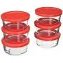 Pyrex 6-Piece Glass Food Storage Set with Lids (Glass, 12-Piece) Pyrex 6-Piece Glass Food Storage Set with Lids (Glass, 12-Piece)