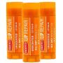 OKeeffes Unscented Lip Repair Lip Balm for Dry, Cracked Lips, Stick, (Pack of 3)