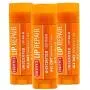 Balsam à lèvres réparateur Okée Unscented, pour lèvres sèches et craquelées, bâtonnet, (Pack de 3)
