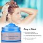 Hair Color Wax, Hair Modelling Wax, Natural Matte Temporary Hair Style Hair Cream Wax for Men and Women, Washable Hair Dye WAX (Blue)