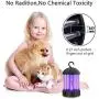 Électrochoc PRANITE BK001 Insecticide Électronique Piège à Moustiques avec Lumière UV 2000V Contrôle des Insectes Non Toxique Piège Attracteur 2-en-1 Rechargeable, Noir Électrochoc PRANITE BK001 Insecticide Électronique Piège à Moustiques avec Lumière UV 2000V Contrôle des Insectes Non Toxique Piège Attracteur 2-en-1 Rechargeable, Noir