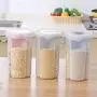 Contenant de Rangement Alimentaire Transparent PP, Organisateur de Cuisine Rotatif avec Couvercle Étanché, Boîte de Rangement pour Snacks, 13,5X23X11,5Cm Contenant de Rangement Alimentaire Transparent PP, Organisateur de Cuisine Rotatif avec Couvercle Étanché, Boîte de Rangement pour Snacks, 13,5X23X11,5Cm