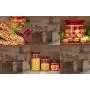 3 Pcs Glass Storage Jars - Clear Glass Bulk Food Storage Canister for Serving Tea, Coffee, Spice, Candy, Cookie - Keep Food Dry