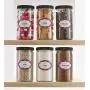 Lot de 6 Pots en Plastique Transparents de 284 ml à 946 ml avec Couvercles – Contenants Durables, Ronds, Sans BPA – Multi-Usage