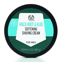 The Body Shop Maca Root & Aloe Softening Shaving Cream for Men, 6.3 Oz