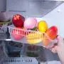 Organizer for Fridge Kitchen,2/3/4pcs Multifunctional Space Saver Slide Storage Box Under Shelf Rack Fruit Vegetables Dessert Holder (4pcs) Organizer for Fridge Kitchen,2/3/4pcs Multifunctional Space Saver Slide Storage Box Under Shelf Rack Fruit Vegetables Dessert Holder (4pcs)