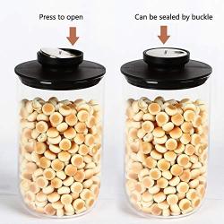 WANGLX ST Food Storage Tank Set - Dried Fruit Bottle Milk Powder cans Sealed Cans Sealed Bottle Storage Jar Good Sealing, A