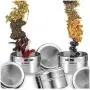 Boîtes décoratives DSWSSH pour bijoux, support magnétique pour épices en acier inoxydable, pot pour herbes, boîte pour rangement de cookware, compartiment visible pour épices, burette. Boîtes décoratives DSWSSH pour bijoux, support magnétique pour épices en acier inoxydable, pot pour herbes, boîte pour rangement de cookware, compartiment visible pour épices, burette.