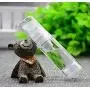 12 Stück 10 ml / 0,34 oz Transparente Kleine Unze Leere PS-Kunststoff Luftpumpen-Behälter für Kosmetik, Make-up, Seren, Creme, Lotion, Reise-Toiletten, Flüssige Toner, Probenbehälter