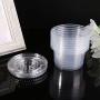 Slime Jars - Slime Storage - Slime Containers 10Pcs Disposable Cups Set of 250ml Sauce Pot Container Shot Cup Slime Storage with Lid for