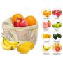 Wrap Food Storage Kit,Include 3Pcs Beeswax Food Wrap 3Pcs Cotton Mesh Bags,Eco-Friendly Washable, Food Cover
