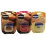 Vaseline Lip Therapy 0.25 Oz 3 Pack Bundle - Creme Brulee, Rosy Lips & Cocoa Butter