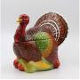 Premium Gifts Turkey Design Ceramic Cookie Jar 10-3/8-Inch Storage